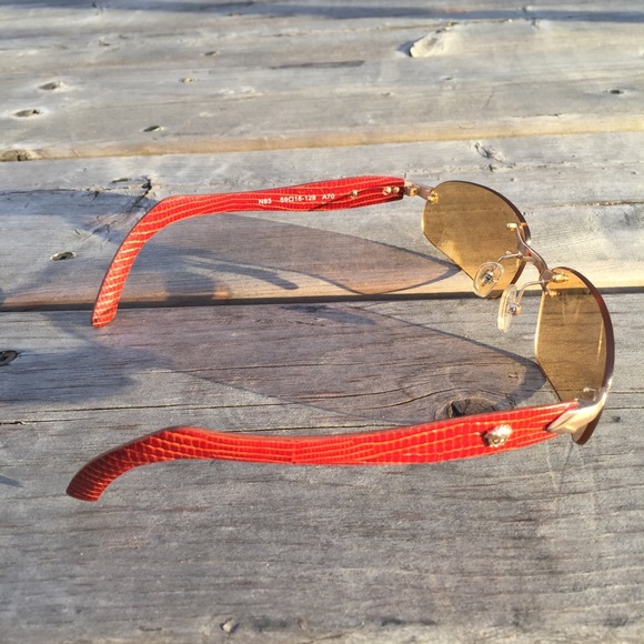Vintage Versace Rimless Sunglasses - Picture 9 of 16